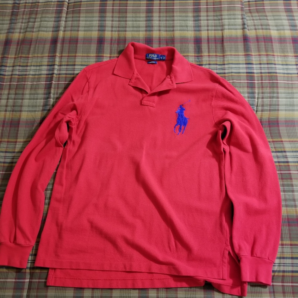 Polo Ralph Lauren long sleeve custom fit L